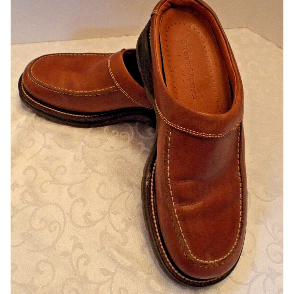 Johnston & Murphy Leather Men's Clog Size 8.5